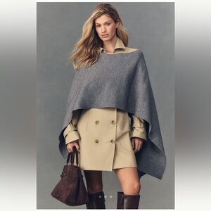 Anthropologie🌥️like brand new MARE MARE Knit Poncho